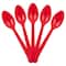 JAM Paper Premium Disposable Plastic Spoons, 48ct.